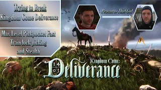 Trying to Break Kingdom Come Deliverance: Max Level Pickpocket Fast - Train lock picking and Stealth
