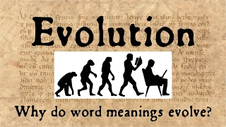 Why Do Word Meanings Evolve? Evolution & Semantic Change