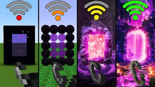 nether portals with different Wi-Fi in Minecraft be like