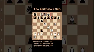 Try Nakhmanson Gambit in Italian Game |  know the "Alekhine's Gun"
