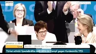 [ Wahlergebnis für AKK ] - CDU-Parteitag, (30.) - 26.2.18
