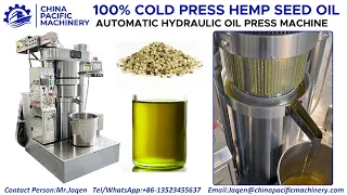 Oil Press Machine|Automatic Hemp Seed Hydraulic Oil Press Machine|Hemp Seeds Cold Press Oil