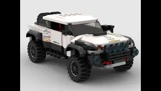 LEGO Chevy Traverse Dakar time-lapse