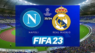 FIFA 23 Real Madrid vs Napoli | Ligue des Champions 23/24 | Groupe C