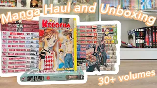 Manga Haul & Unboxing || September (30+ volumes!)