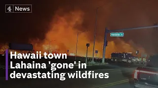 Hawaii fires: historic town of Lahaina ‘completely gone’ as death toll rises