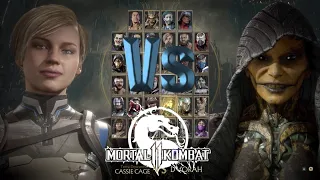 Mortal Kombat 11 - Cassie Cage Vs D'Vorah (Very Hard)