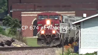 CP Davenport Sub 475 and 674 at Davenport, IA July 23, 2019