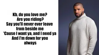 Drake - In My Feeling " Kiki Do You Love me " Lyrics