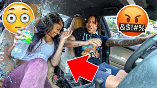 EXPLODING SODA Prank On Girlfriend In The Car! *HILARIOUS*