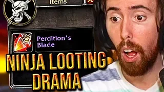 Asmongold Responds To Advertise NINJA LOOTING Accusations & More ‏- Classic WoW Drama