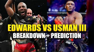 Leon Edwards vs Kamaru Usman 3 Prediction - UFC 286