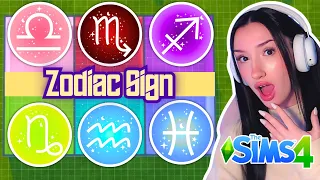 Every Rooms a Different ZODIAC SIGN in The Sims 4 (Part. 2)