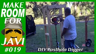 Posthole digging 25 fence posts in 3 hours! - MRFJ E019