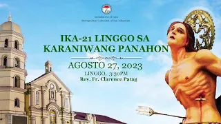 AGOSTO 27, 2023 (3:30 PM/LINGGO) | IKA-21 NA LINGGO SA KARANIWANG PANAHON