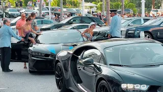 Girl Driving $4 Million Bugatti Chiron Super Sport in Monte Carlo