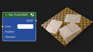 RAY PORTAL BSDF Node! - Tangent Space, Parallax, & View Vectors