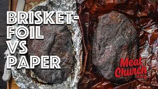 Smoking Brisket wrapped in Foil vs Butcher Paper - Brisket Series part 1 of 3