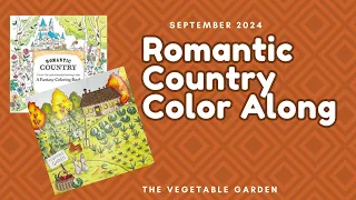 Romantic Country Color Along Vegetable Garden