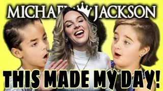 KIDS REACT TO MICHAEL JACKSON [REACTION VIDEO] | Rebeka Luize Budlevska