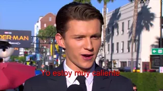 Momentos Divertidos de Tom Holland araña Subtitulados al español ( Frost lively )