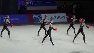 UKRAINE 3 balls 2 ropes - 2018 Thiais EF