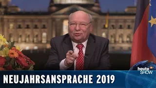 Die ehrliche Neujahrsansprache für 2019 – von Gernot Hassknecht | heute-show