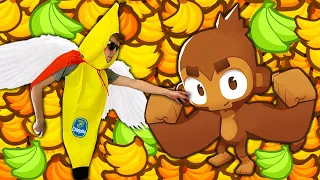 Bananas BOOST Monkeys?! (Blessing Towers With Modded Bananas)