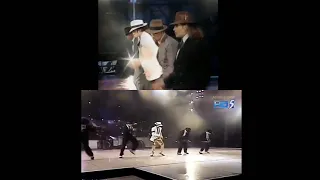 Michael Jackson : Comparison Smooth Criminal Copenhagen '92 vs Copenhagen '97