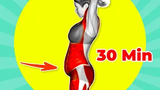 ➜ HANGING BELLY? Smart, Simple, And Super Effective 30-min Workout
