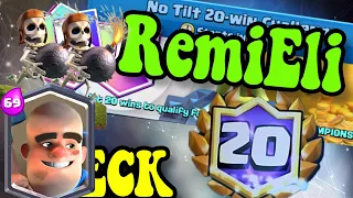 🏆 RemiEli  20 wins miner wall breaker deck  👈No tilt 20 Win Challenge