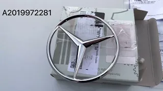 Mercedes-Benz W124 E320 AMG Style/Installing a star on the trunk/Установка звезды на багажник