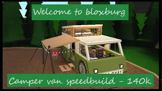 Bloxburg - Camper van speedbuild - 140k