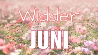 WIDDER JUNI🔮Hater! Gib nichts drauf!