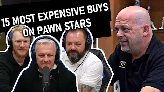 15 Most Expensive Buys On Pawn Stars REACTION | OFFICE BLOKES REACT!!