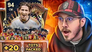 OMFG  20 TOTS PACKED! 😱 RANK 1 FUT CHAMPS REWARDS & 5x ELITE REWARDS FOR TOTS LIVE - FC 24