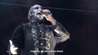 All We Need Is Blood (Live) - POWERWOLF - Lyrics - HD - Masters Of Rock 2015