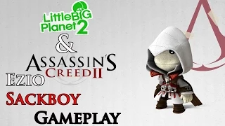 Little Big Planet 2 - Assassin's Creed 2 Ezio Sackboy Costume Gameplay [1080p]