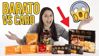 Dulces de Navidad BARATOS vs CAROS ¿Te gastarías TU DINERO?