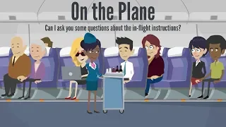At the Airport & On the Plane  | Daily English Conversation | Improve Your English