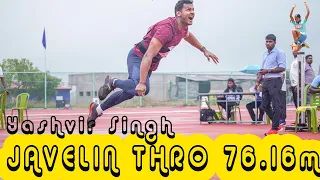 JAVELIN THROW 76.16M Inter University athletics 2023-24