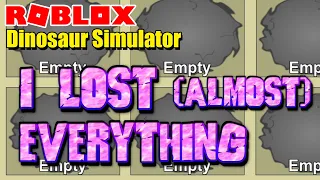 Roblox Dinosaur Simulator Trading - Inventory Deleted