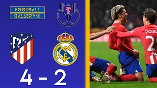 Atletico Madrid vs Real Madrid 4-2 (AET) Highlights – Copa Del Rey 2023/24