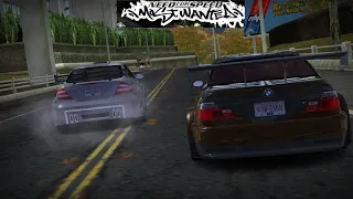 NFS MW | Webstar Bmw m3 Gtr VS kaze Mercedes Benz  CLK 500 |Blacklist #7