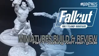 Modiphius Fallout Wasteland Warfare Miniatures 1: Guide To Resin