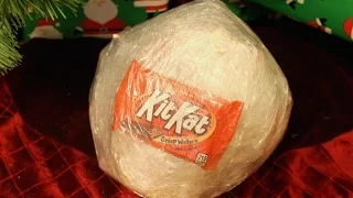 Saran Wrap Candy Ball Game-The Saran Wrap Christmas Game is perfect to play During the holidays!