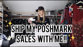 Ship My Sales on Poshmark With Me!! See What's Selling FAST!
