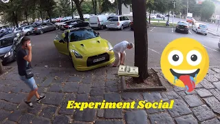 Am scapat banii pe jos EXPERIMENT SOCIAL