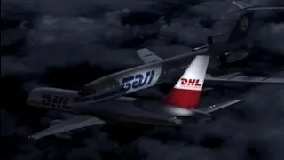 Bashkirian Airlines Flight 2937 & DHL Flight 611 - Crash Animation