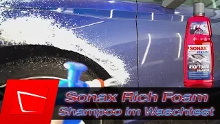 Sonax RichFoam Shampoo im Test - Reinigungsleistung inkl. Alta Foam 2000